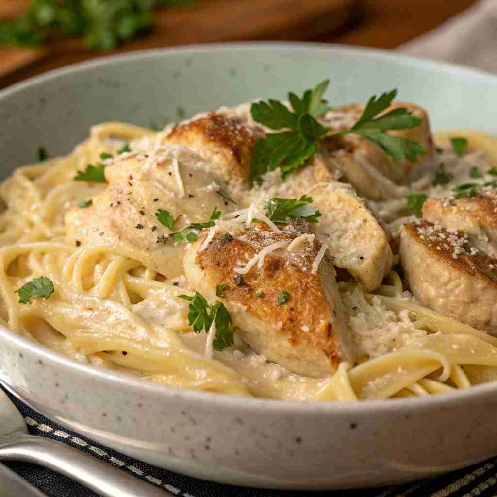 Creamy Garlic Parmesan Chicken Pasta