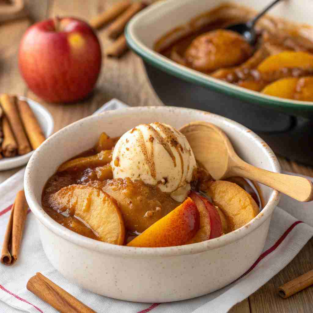 Crockpot Cinnamon Apples Dessert