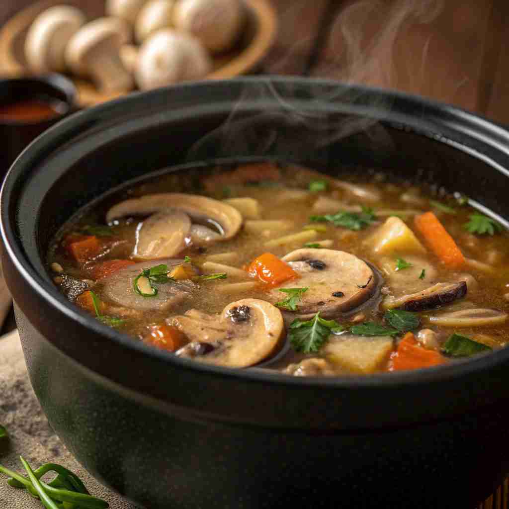 Crockpot Mushroom Soup