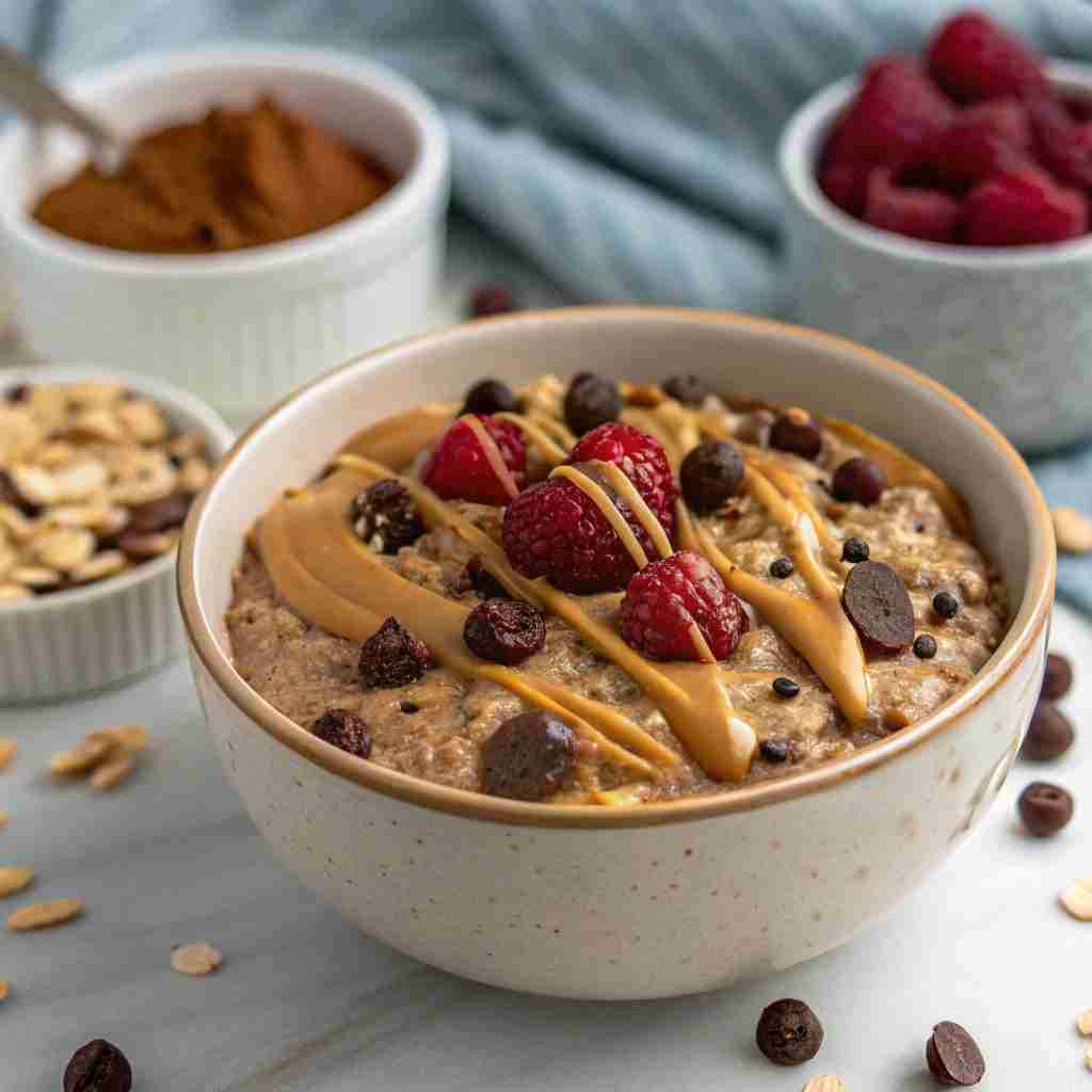 Peanut Butter Chocolate Overnight Oats - The Ultimate Combo 1 Peanut Butter Chocolate Overnight Oats