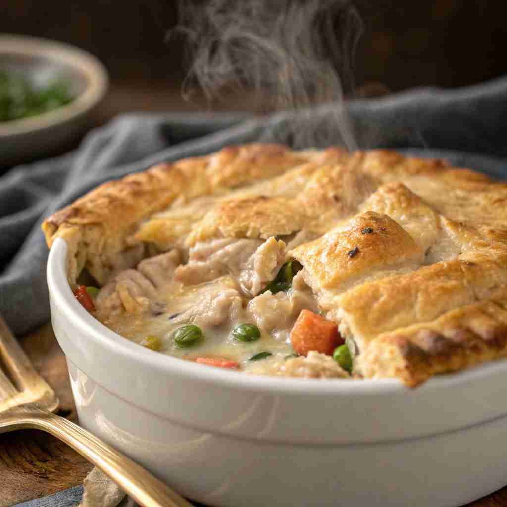 Slow Cooker Chicken Pot Pie Casserole