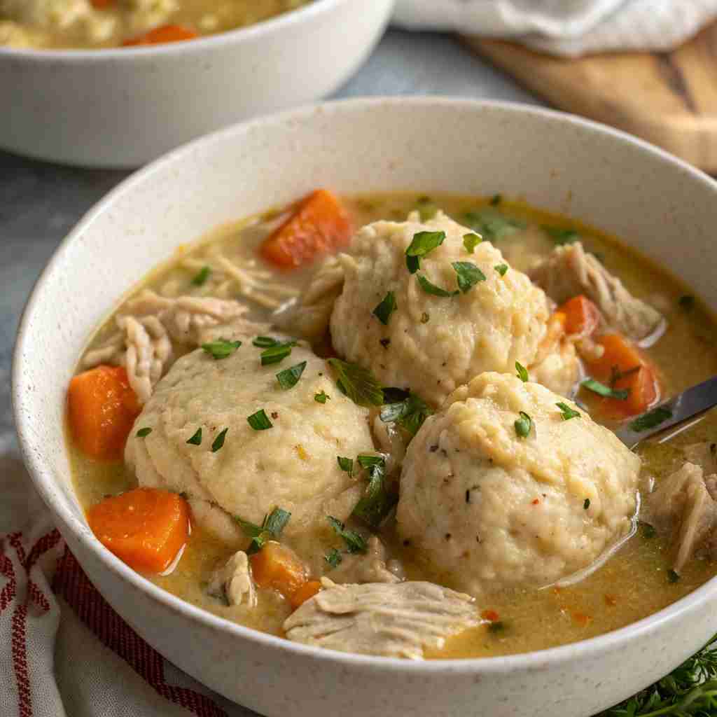 Slow Cooker Chicken and Dumplings