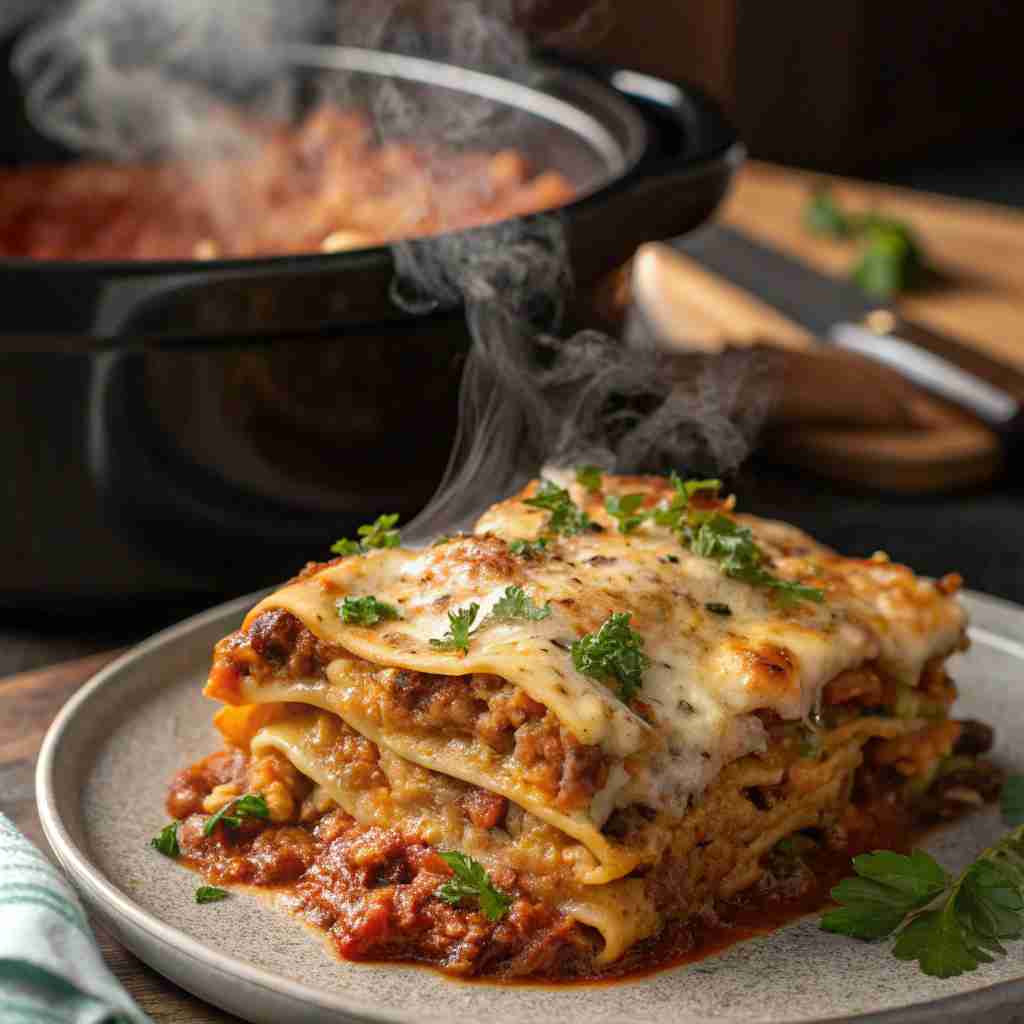 Slow Cooker Lasagna Recipe