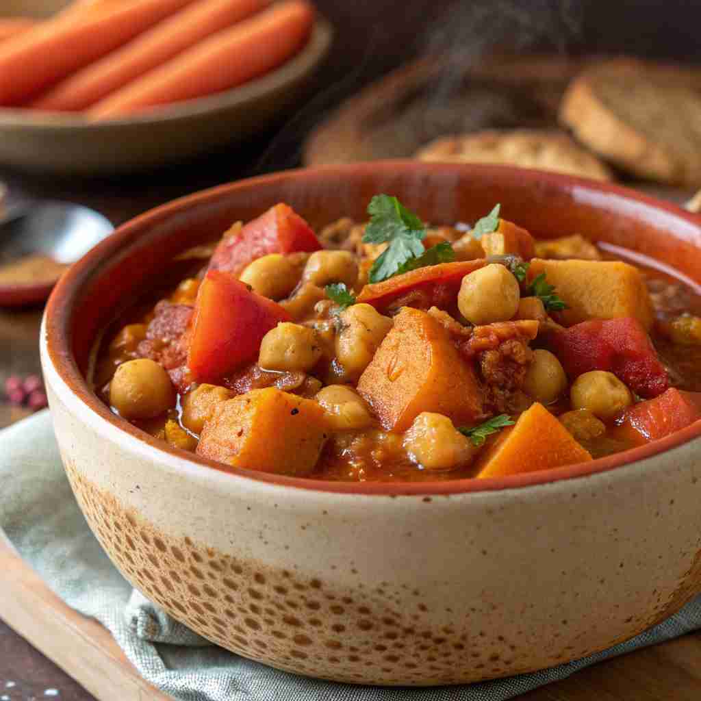 Slow Cooker Moroccan Chickpea Stew Recipe