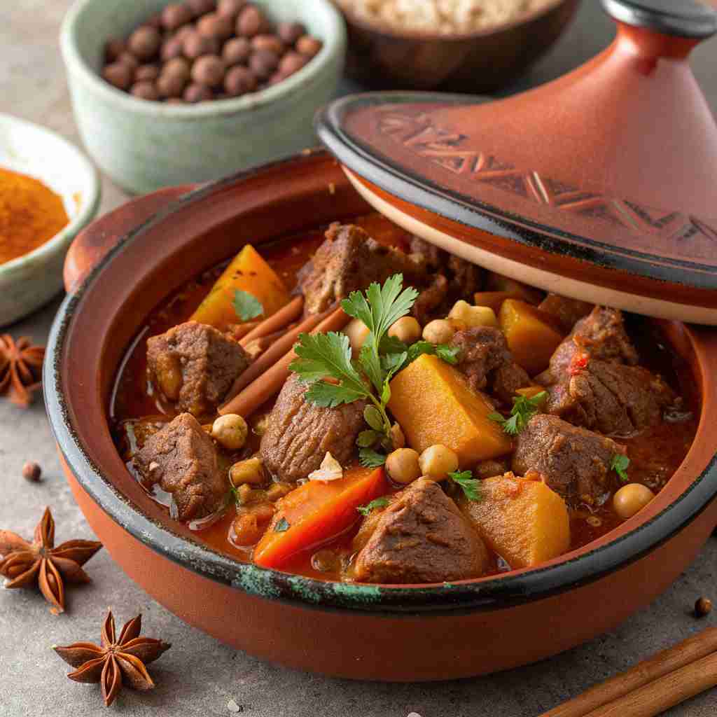 Slow Cooker Moroccan Lamb Tagine Recipe 1 Slow Cooker Moroccan Lamb Tagine