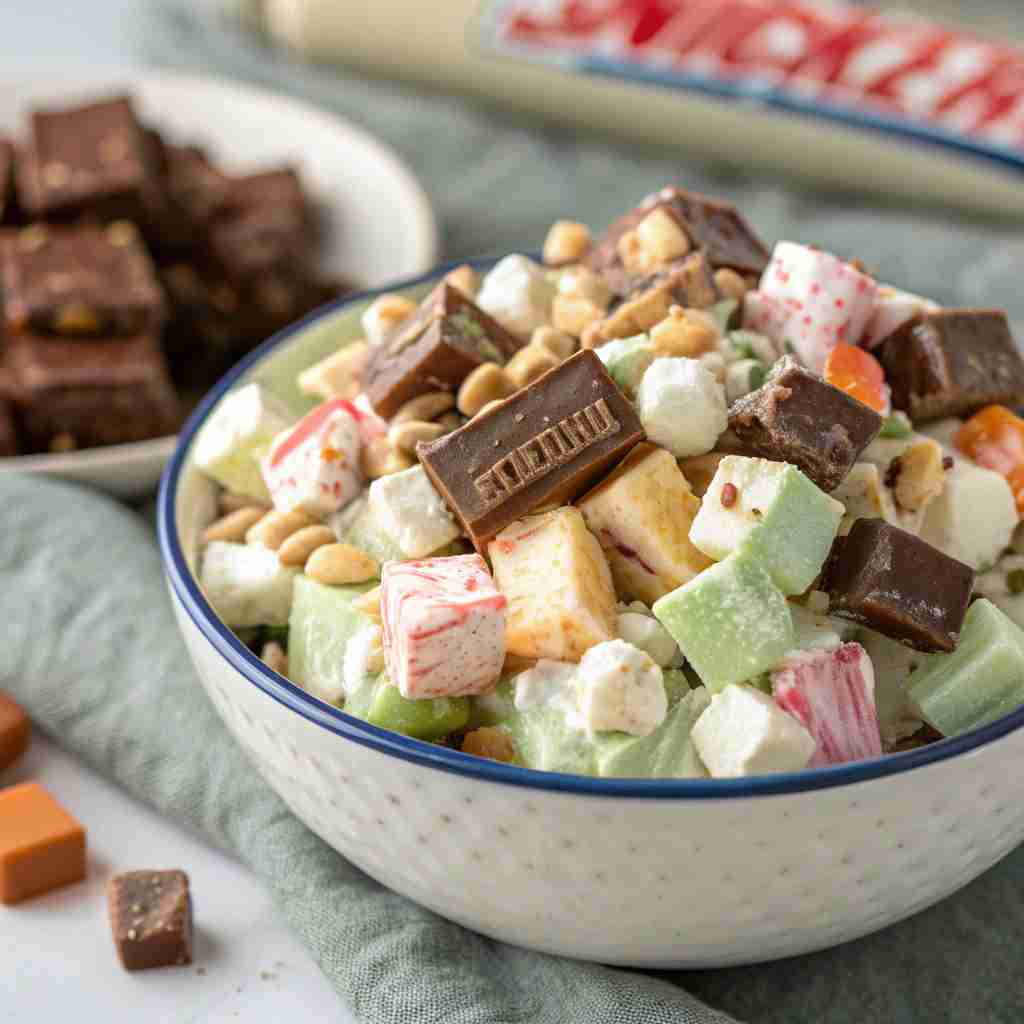 snickers salad – Midwestern Potluck Favorite 1 Snickers Salad