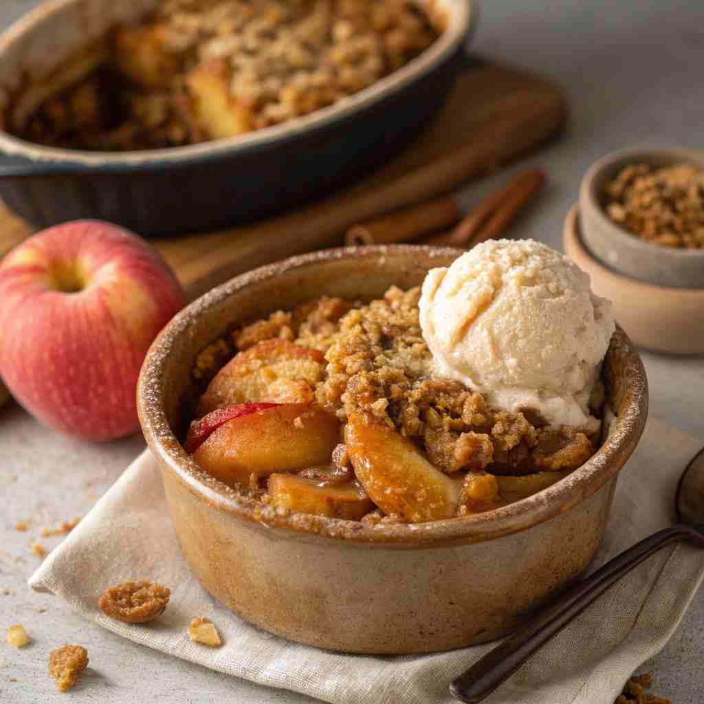 Apple Crisp with Oats Recipe 1 Apple Crisp with Oats