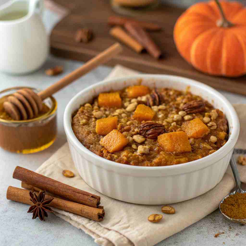 Baked Pumpkin Oatmeal