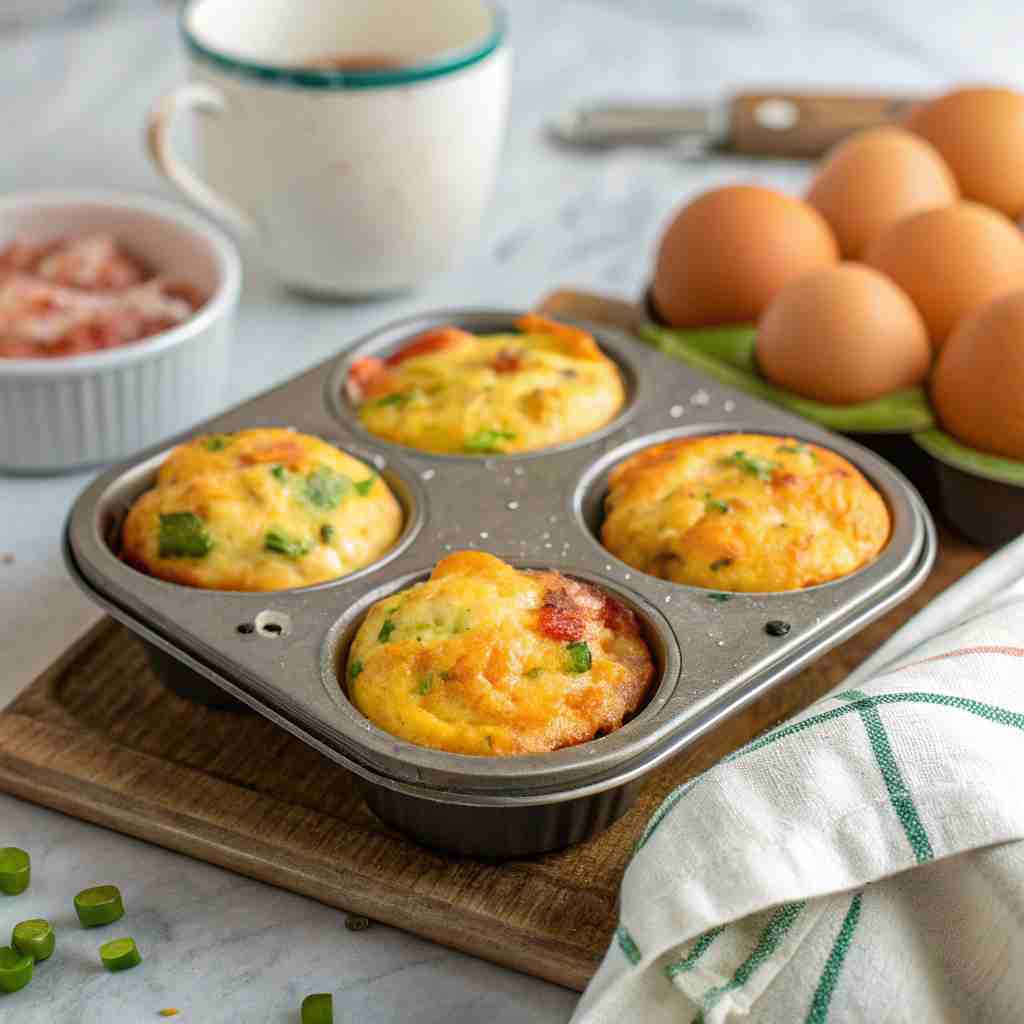 Breakfast Muffin Tin Egg Cups - Meal Prep Protein 1 Breakfast Muffin Tin Egg Cups