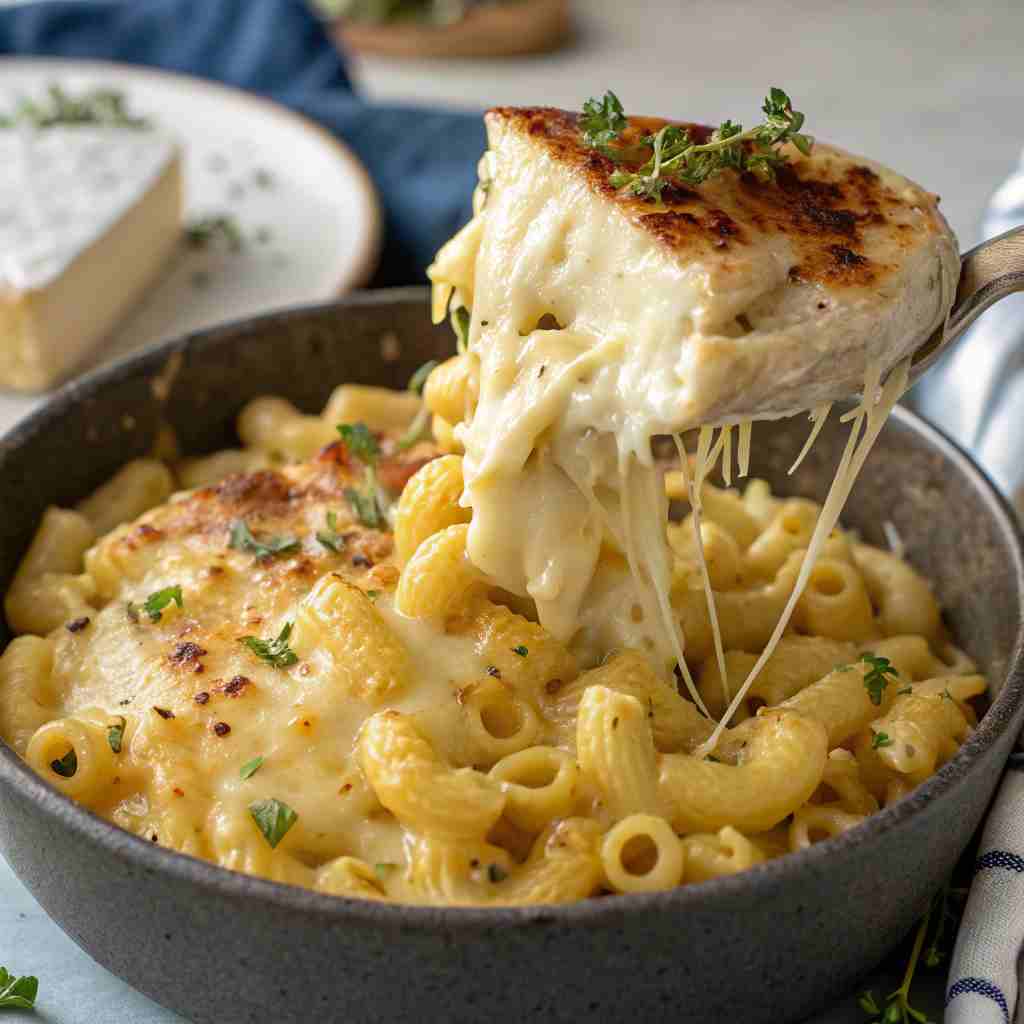 Brie Mac And Cheese - Gourmet Holiday Comfort Food 1 Brie Mac and Cheese