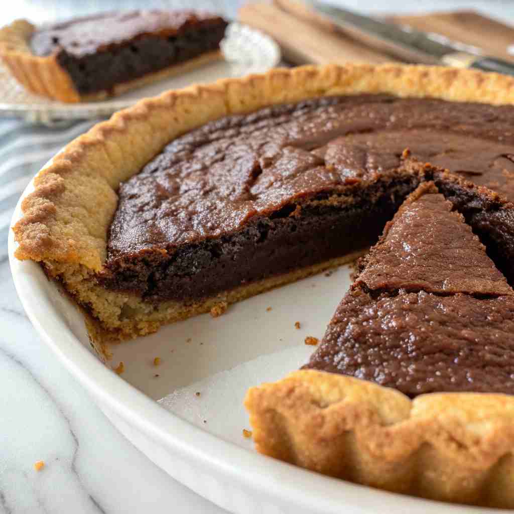 Chocolate Chess Pie - Rich Southern Dessert 1 Chocolate Chess Pie