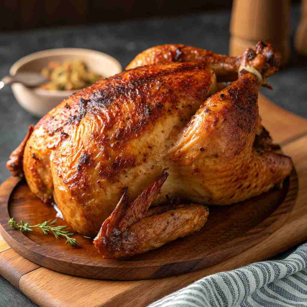 Easy Crispy Roast Chicken - Perfect Golden Skin Recipe 1 Easy Crispy Roast Chicken