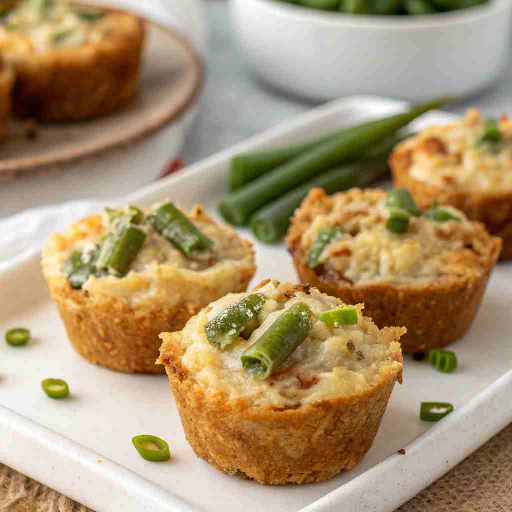 Green Bean Casserole Bites
