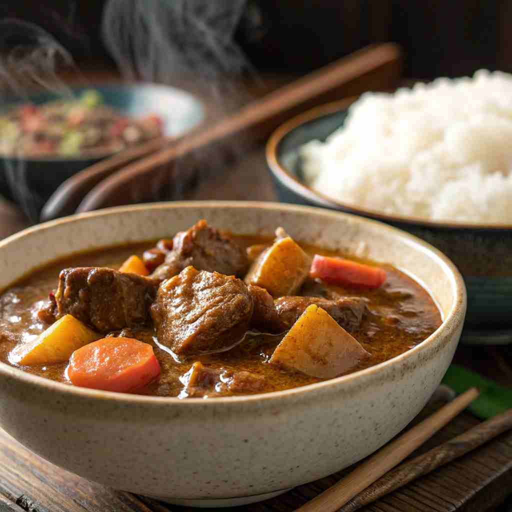 Japanese Beef Curry Recipe - Thick Comfort Food 1 Japanese Beef Curry