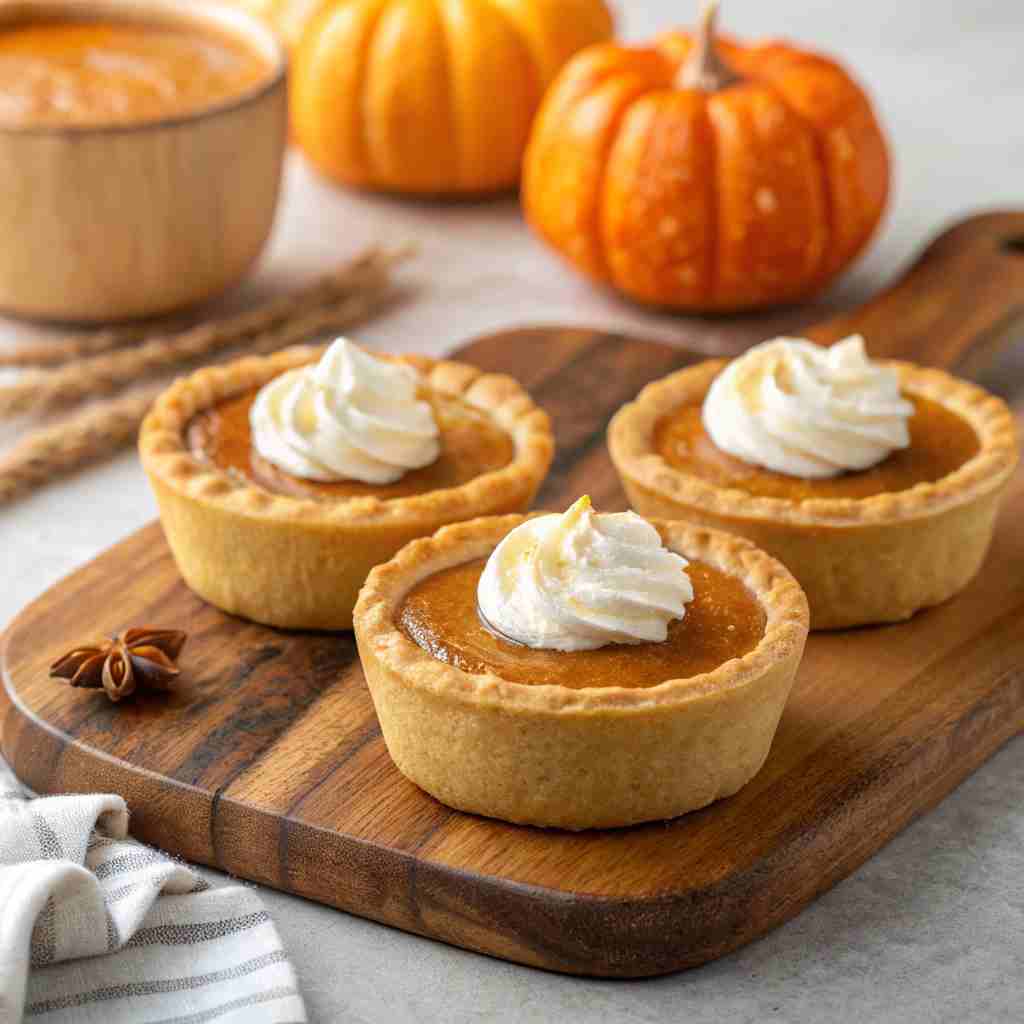 Mini Pumpkin Pies - Individual Thanksgiving Desserts 1 Mini Pumpkin Pies
