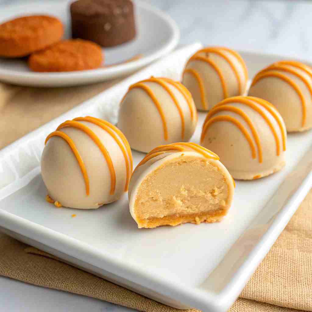 Pumpkin Cheesecake Truffles