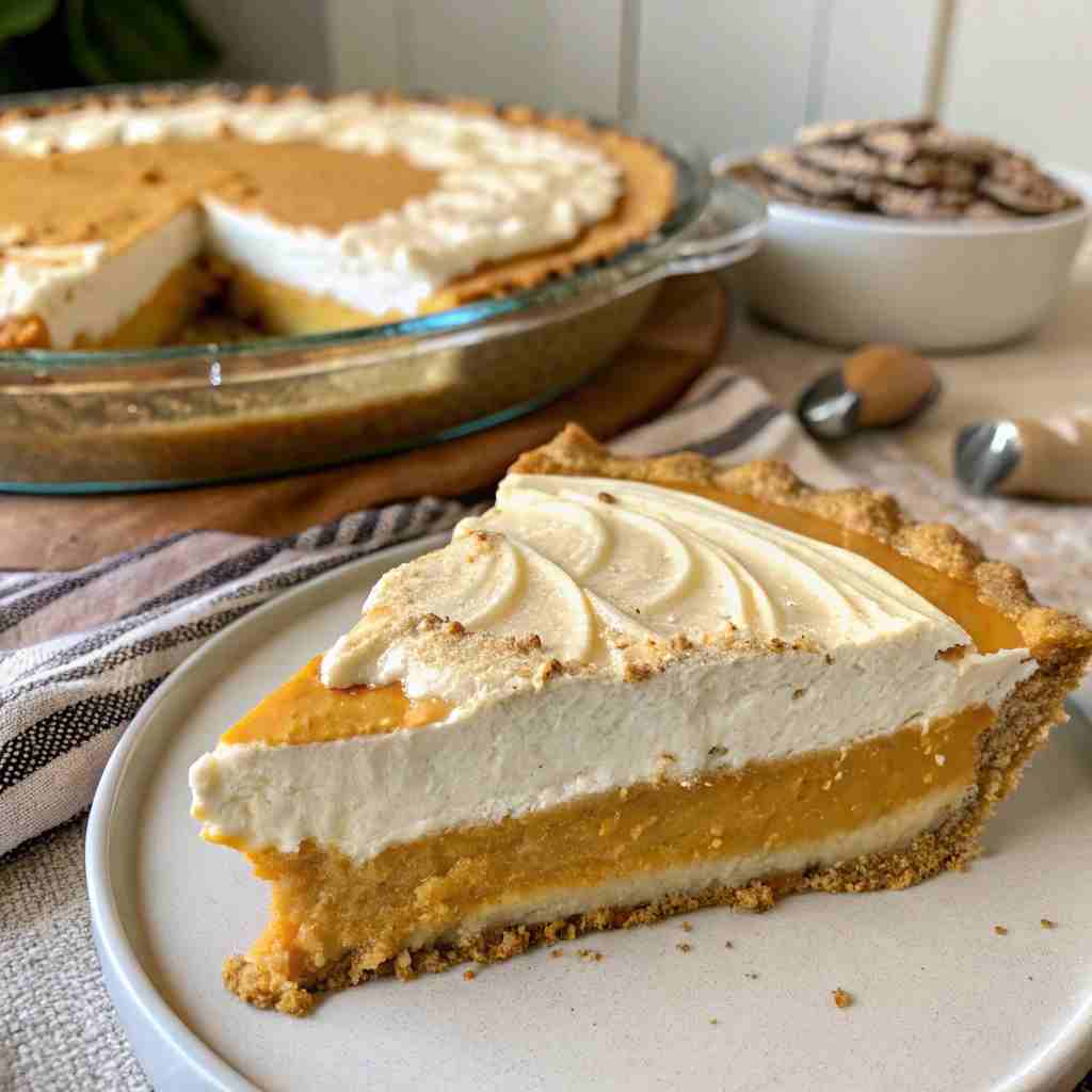 Pumpkin Cream Cheese Pie