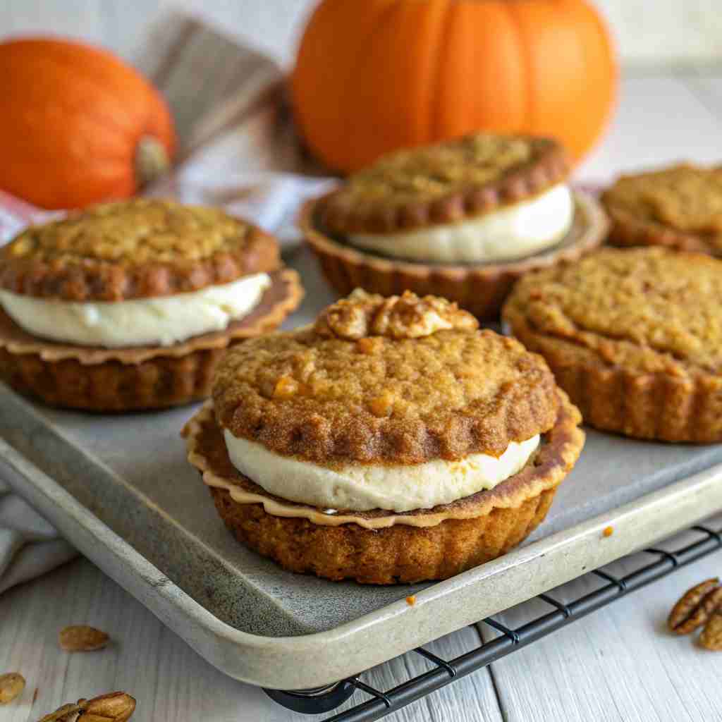 Pumpkin-Oatmeal-Cream-Pies - Sandwich Cookie Recipe 1 Pumpkin-Oatmeal-Cream-Pies