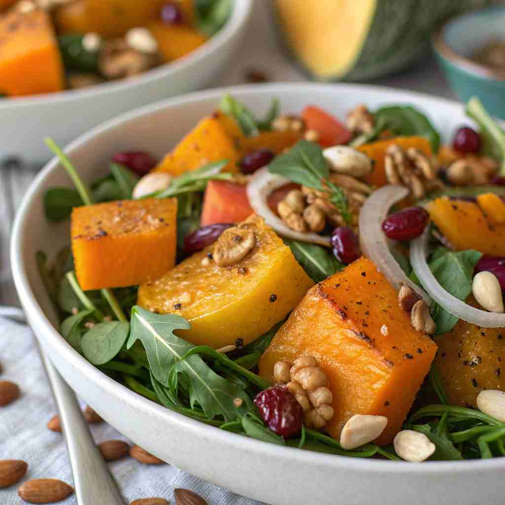 Roasted Butternut Squash Salad 1 Roasted Butternut Squash Salad