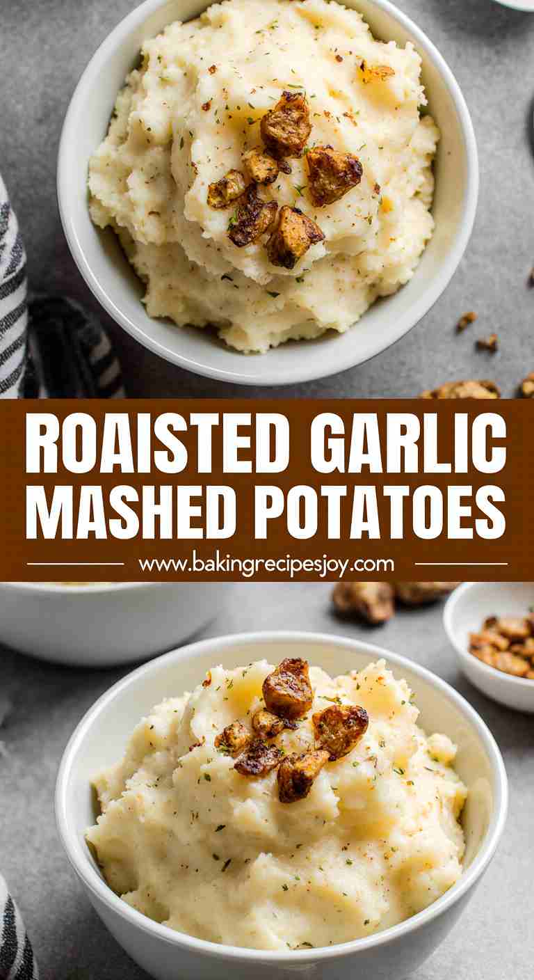 Roasted Garlic Mashed Potatoes - Ultra Creamy Recipe 1 Roasted Garlic Mashed Potatoes
