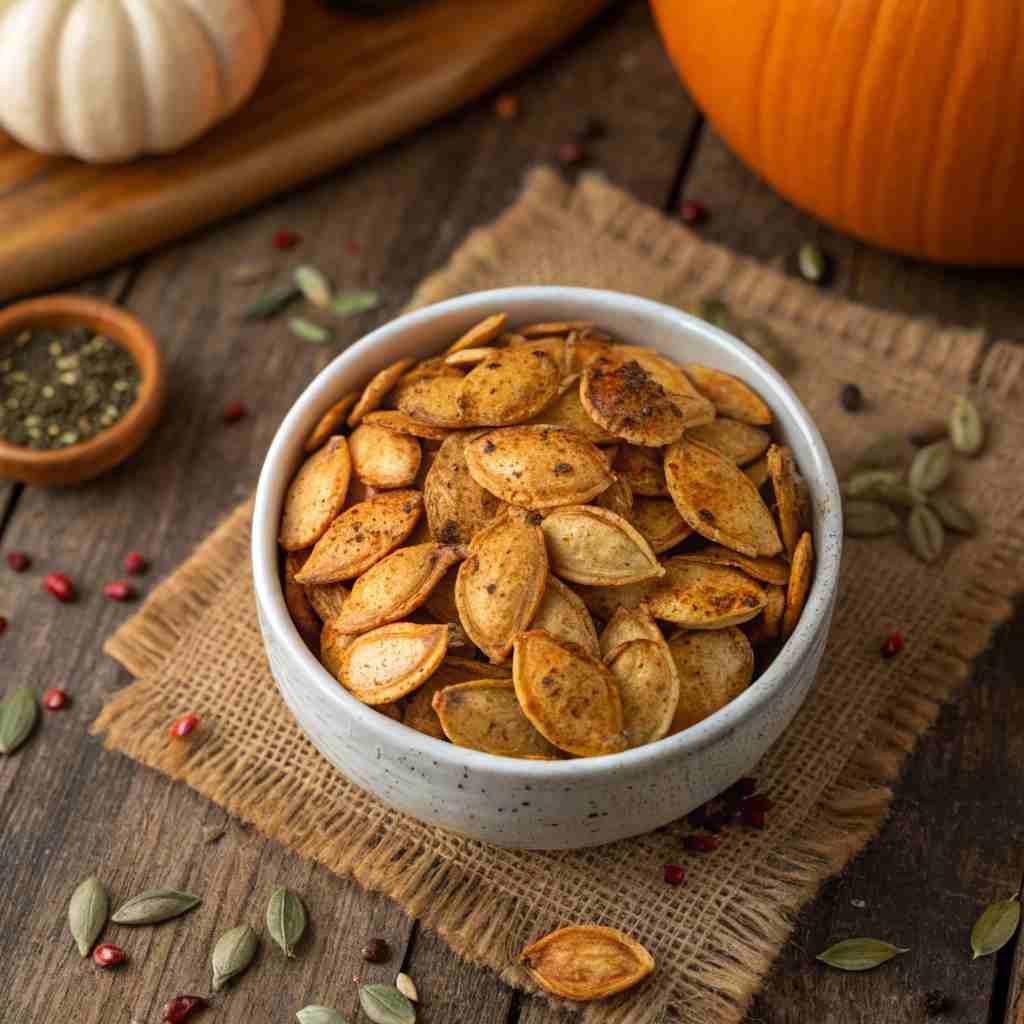 Savory Roasted Pumpkin Seeds