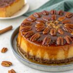 Upside Down Pecan Cake with Caramel Topping