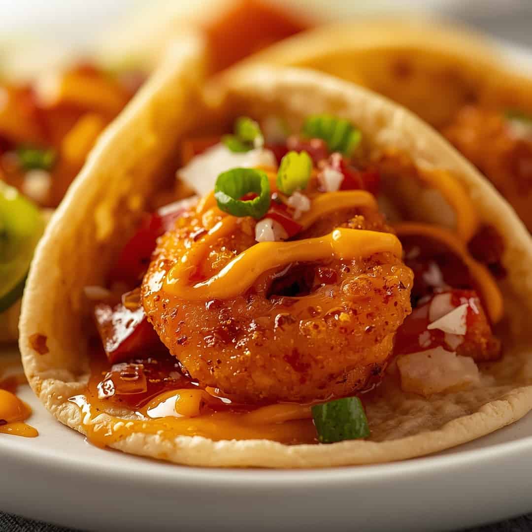 Air Fryer Bang Bang Shrimp Tacos