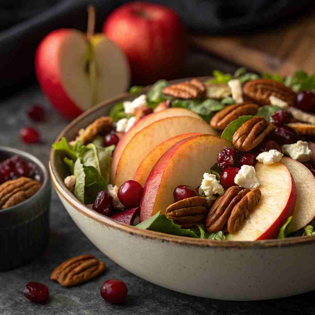 Apple Cranberry Pecan Salad - Sweet Fall Salad 2 Apple Cranberry Pecan Salad