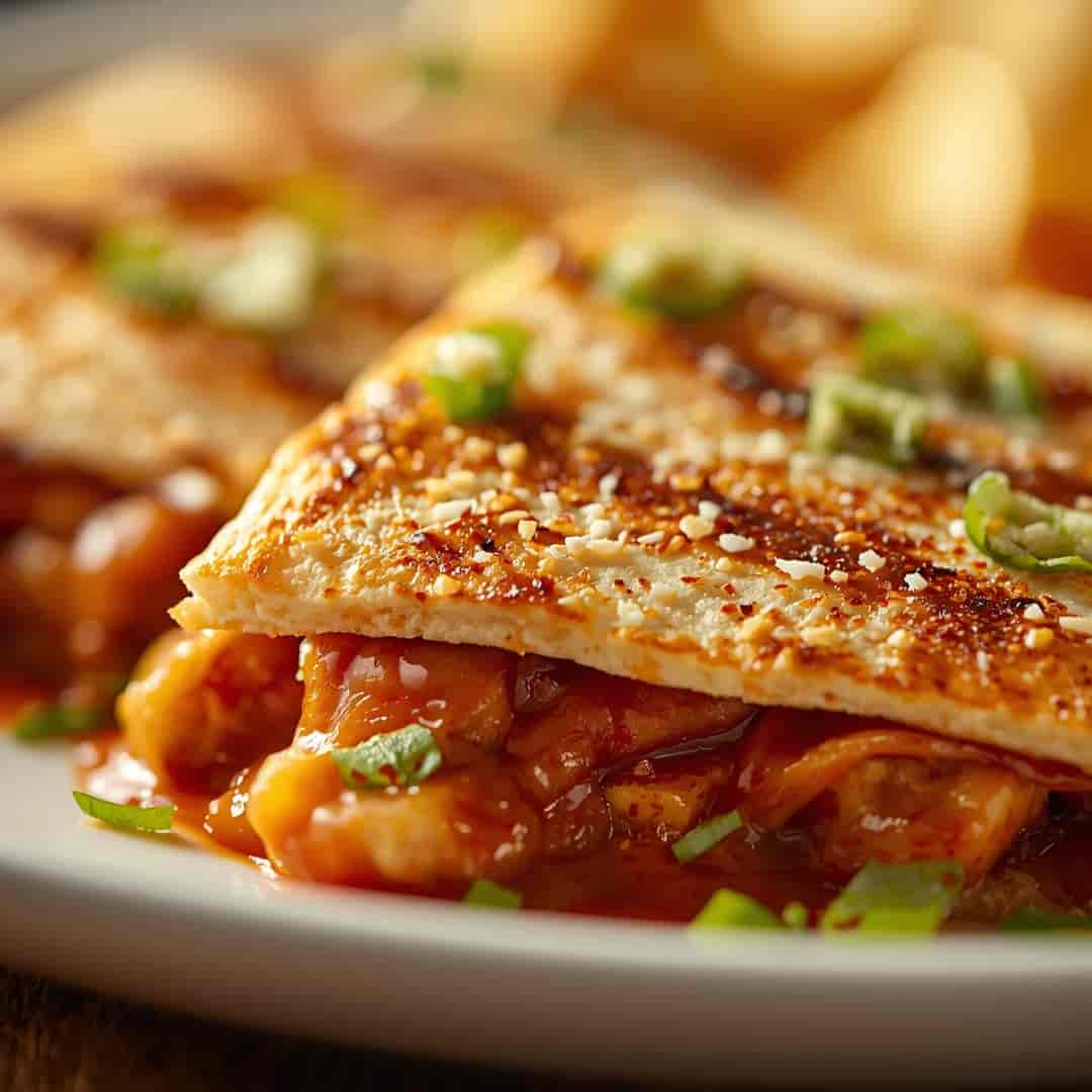 BBQ Chicken Quesadillas 2 BBQ Chicken Quesadillas