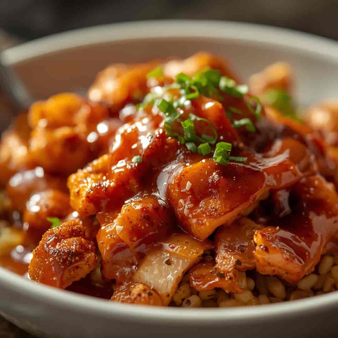 BBQ Chicken Sweet Potato Bowl