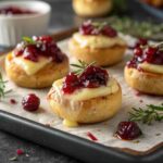Baked Cranberry Brie Bites