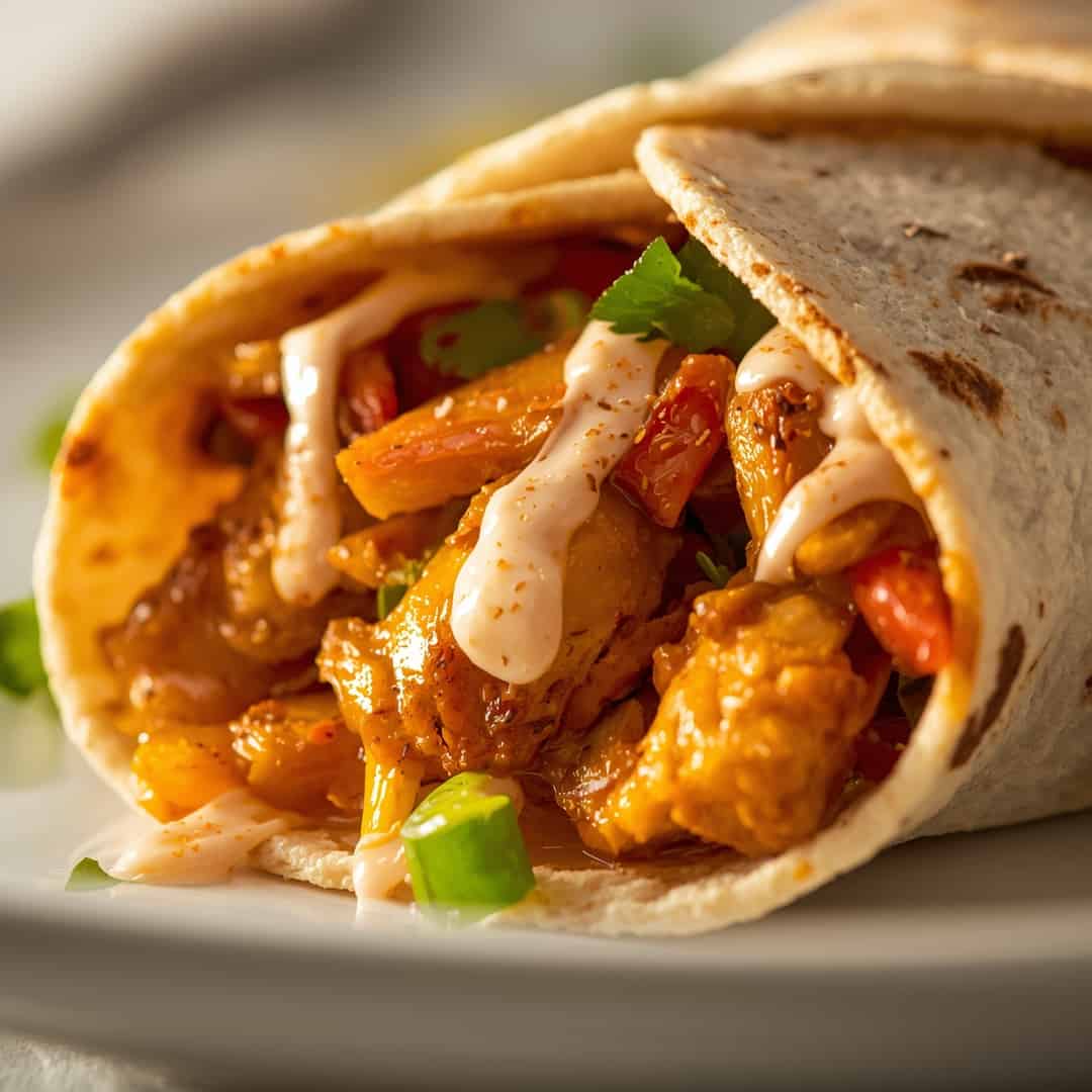Best Chipotle Ranch Chicken Burrito
