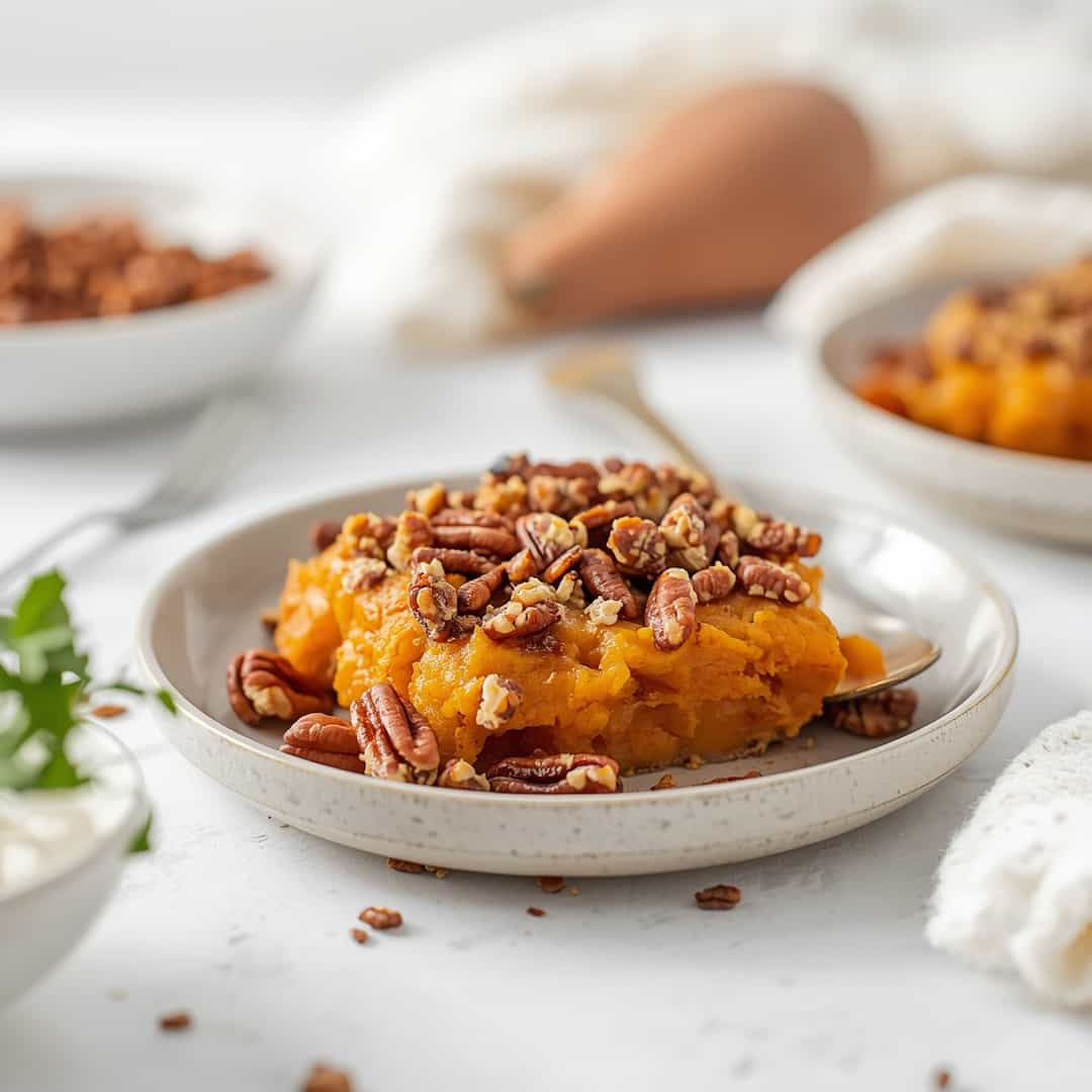 Best Sweet Potato Casserole with Pecan Crumble 2 Best Sweet Potato Casserole with Pecan Crumble