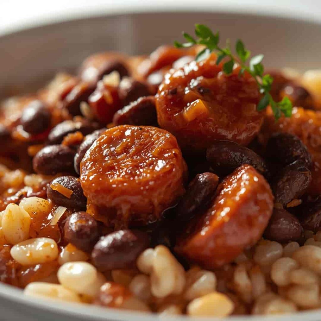 Black Beans and Rice with Sausage
