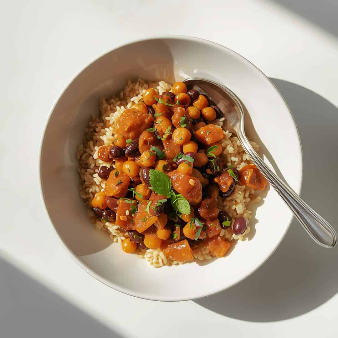 Black-Eye Pea Jambalaya Rice Cooker