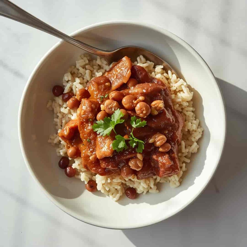 Black Eye Peas and Rice Creole Style