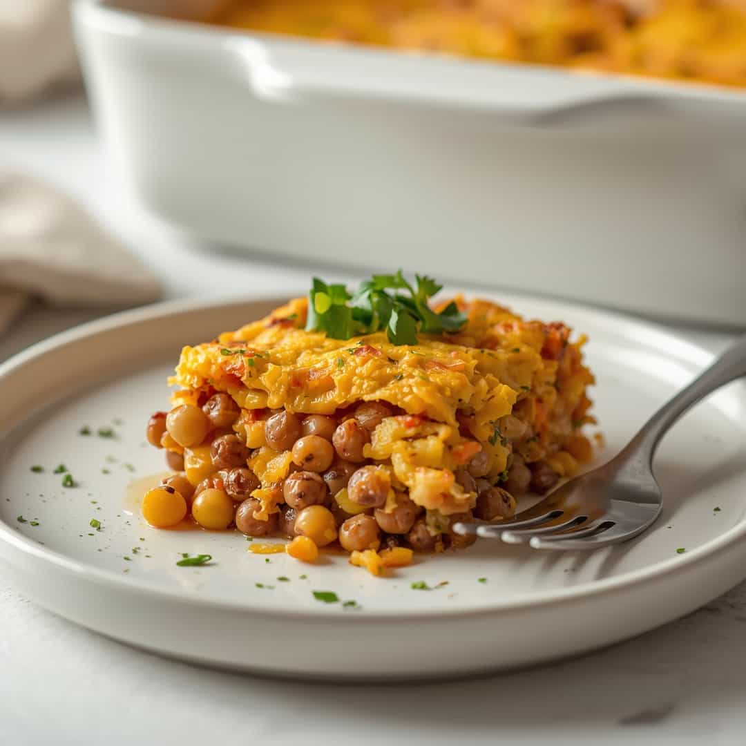 Black Eyed Pea Cornbread Casserole