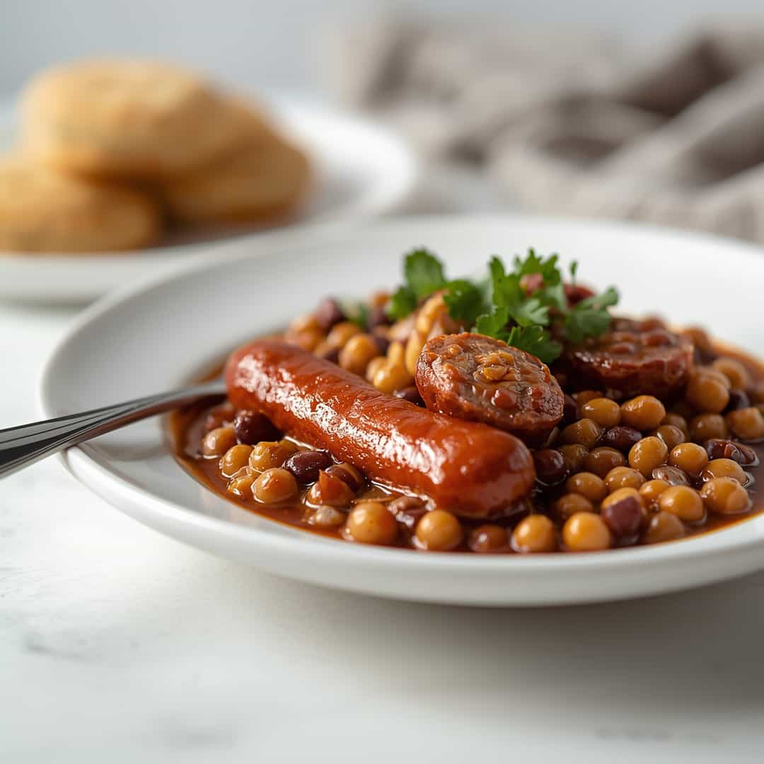 Black-Eyed Pea Stew Smoked Sausage