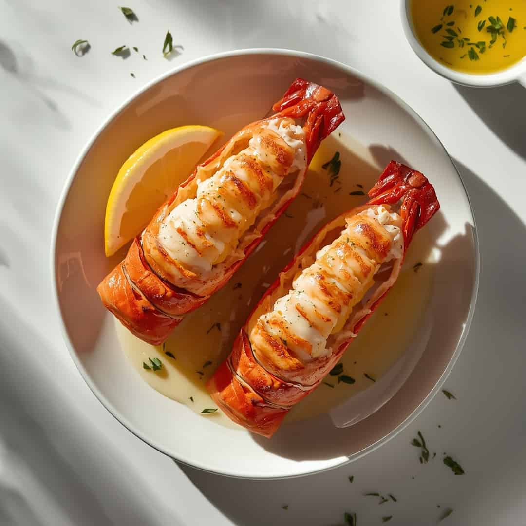 Broiled Lobster Tails Lemon Butter