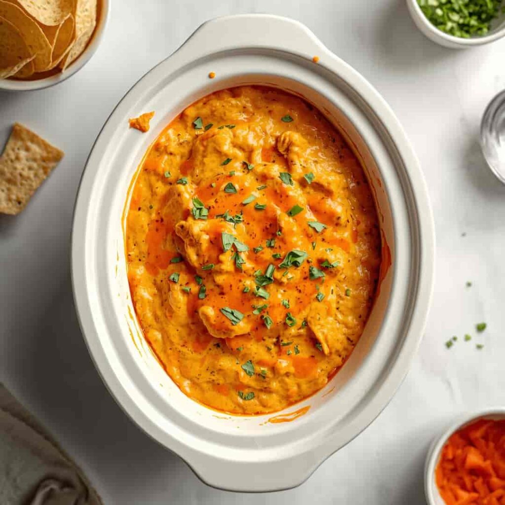 Buffalo Chicken Dip Crock Pot