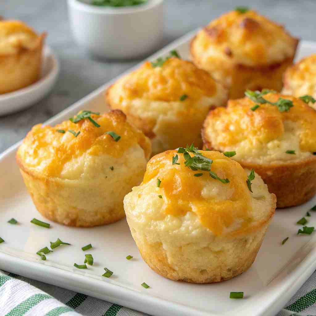 Cheesy Mashed Potato Puffs