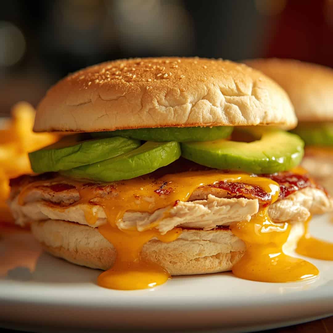 Chicken Avocado Melt Sandwich