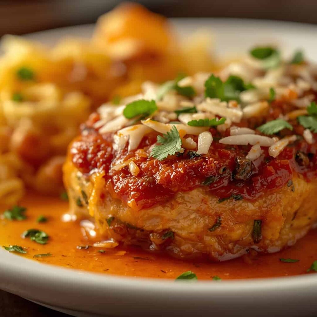 Chicken Meatloaf Garlic Parmesan