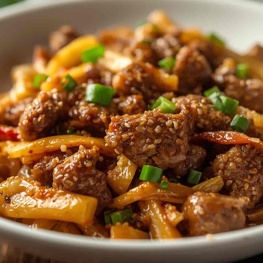 Chinese Ground Beef Cabbage Stir-Fry 2 Chinese Ground Beef Cabbage Stir-Fry