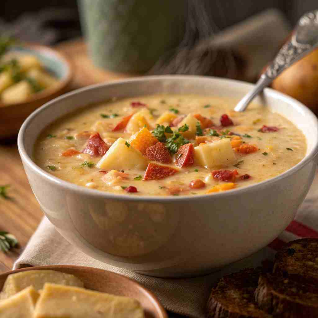 Cozy Fall Potato Soup Recipe