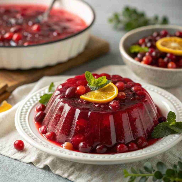 Cranberry Jello Salad Recipe - Molded Holiday Side