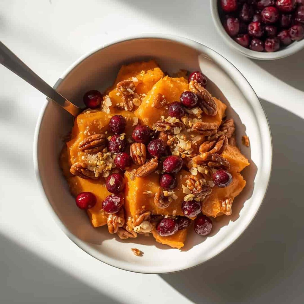 Cranberry Pecan Sweet Potato Casserole