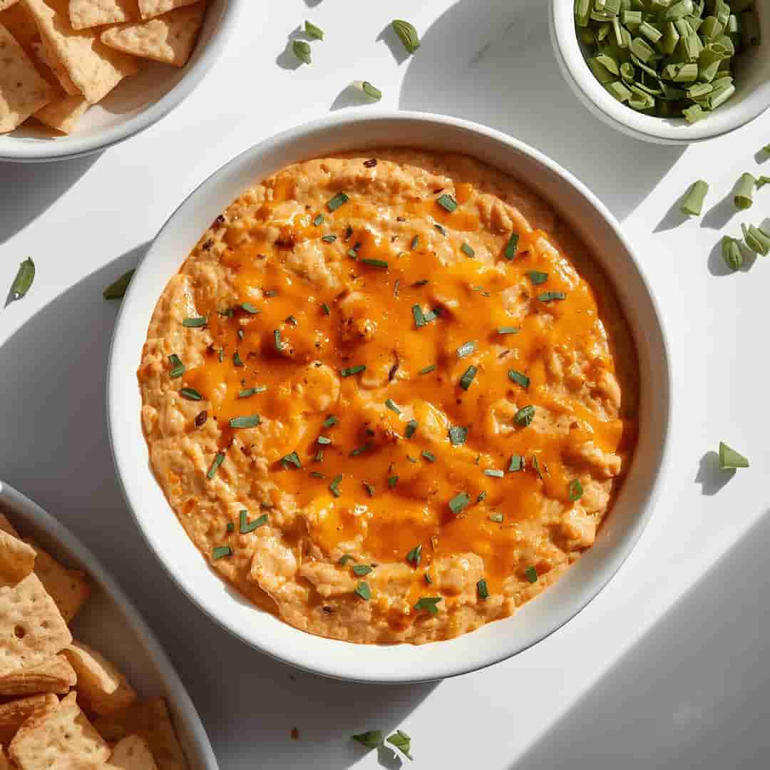 Creamy Cheesy Buffalo Chicken Dip