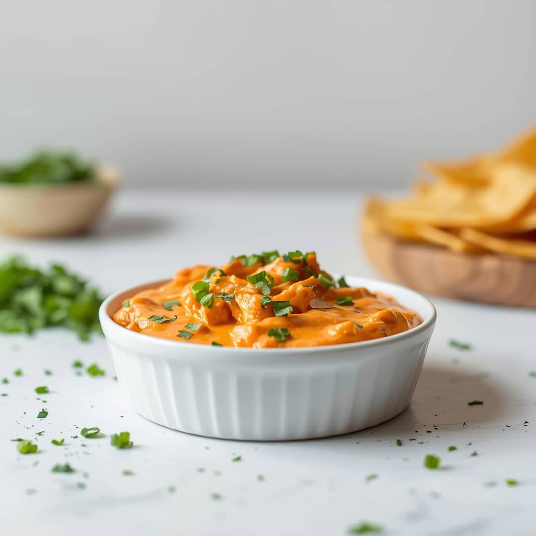 Creamy Cheesy Buffalo Chicken Dip