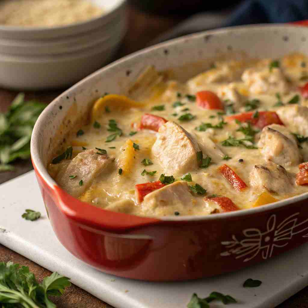 Creamy Chicken And Stove Top Casserole